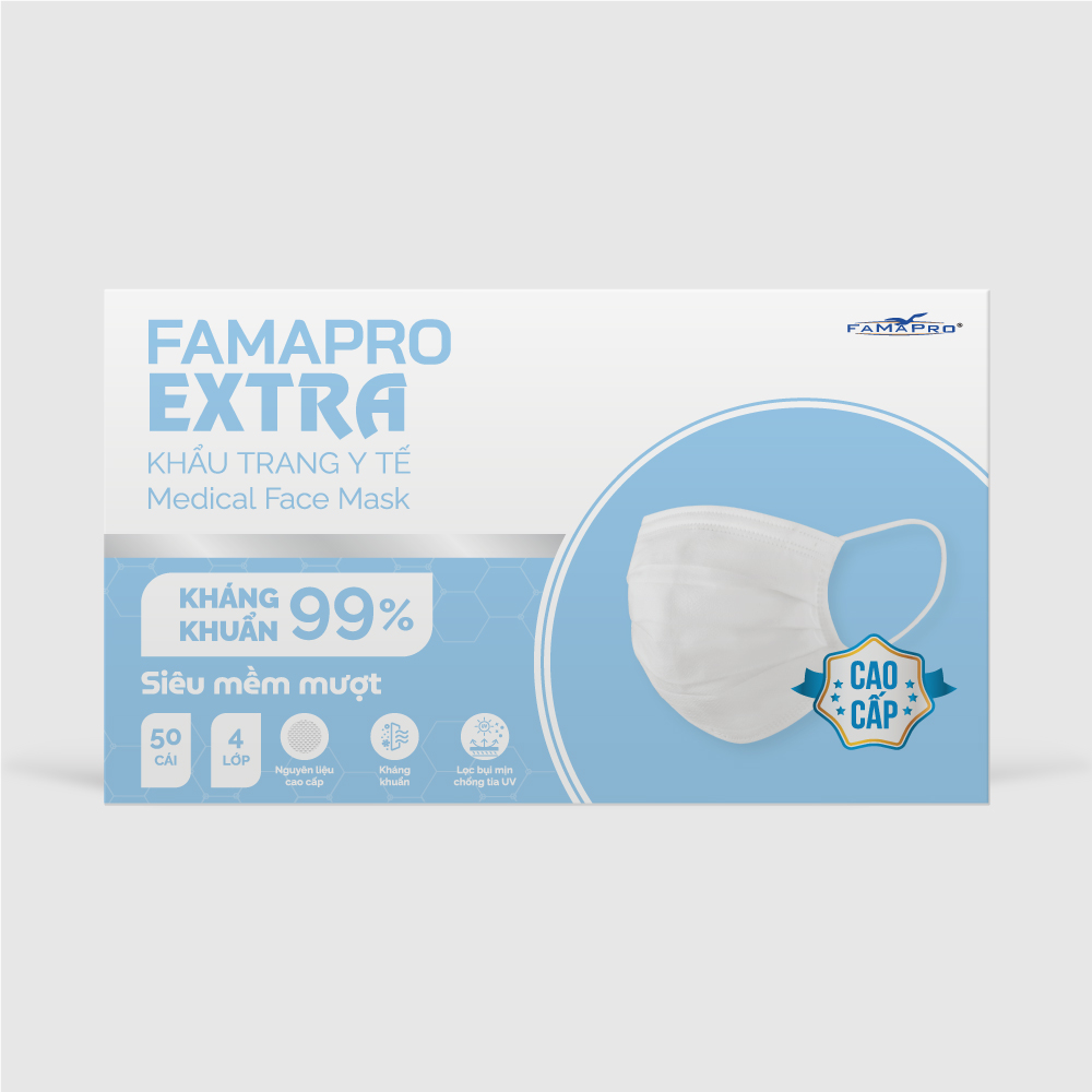 Khẩu trang y tế Extra Famapro