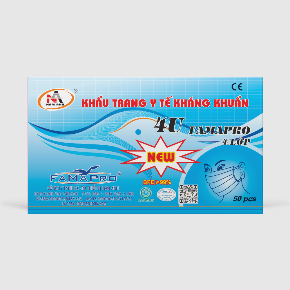 Khẩu trang 4U Famapro